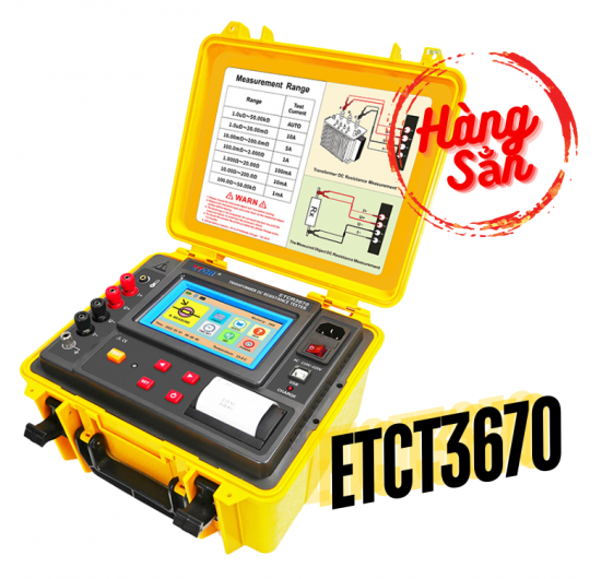 ETCR3670| Máy kiểm tra điện trở biến áp DC - (HÀNG SẲN)