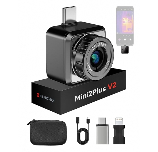 Hikmicro camera Mini2Plus V2 tích hợp với điện thoại