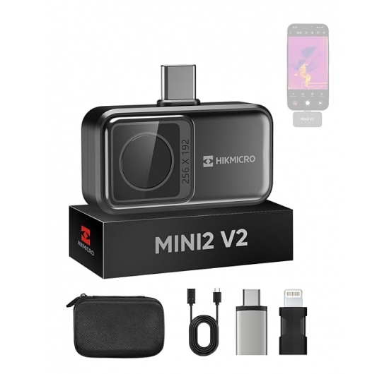 Hikmicro camera Mini2 V2 tích hợp với điện thoại