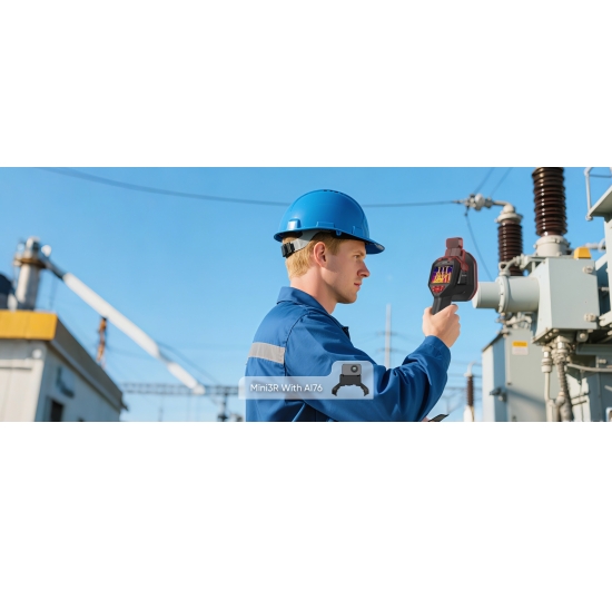 Hikmicro camera Mini3R kết hợp với AI76